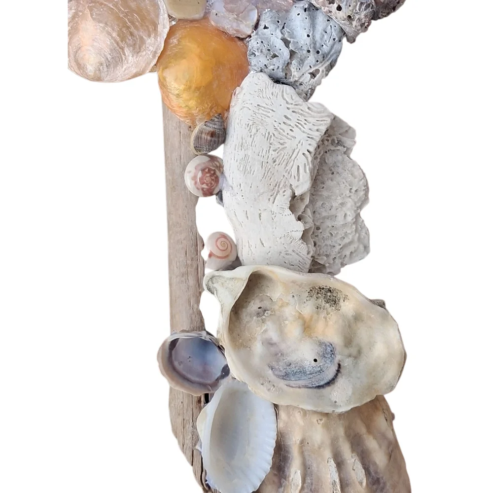 Shell-Embellished Hand Mirror - Picture 5 of 10